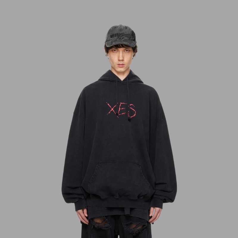 Vetements Black ‘Xes’ Hoodie