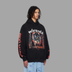 Vetements Black Bonded Hoodie