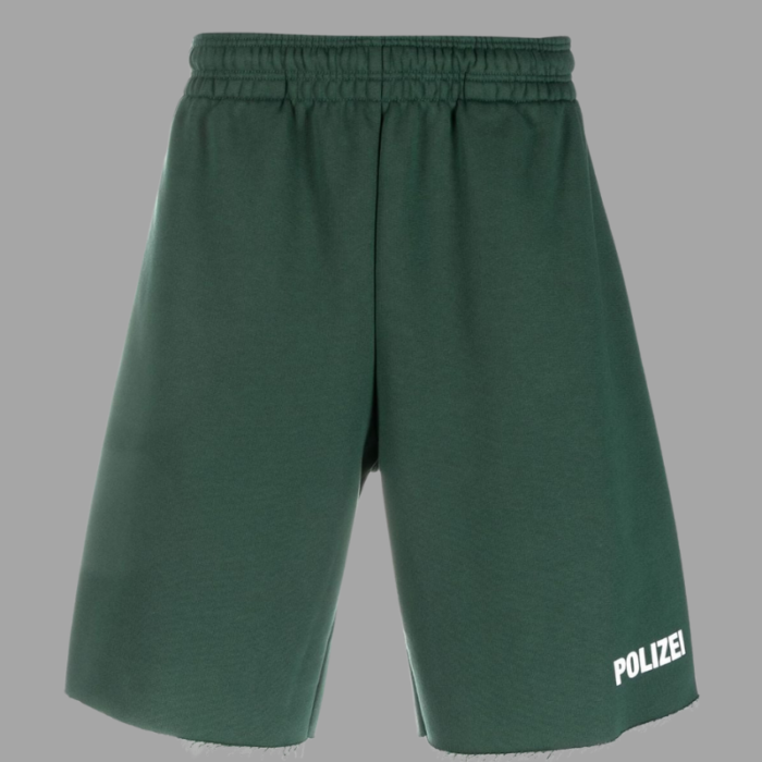 VETEMENTS Polizei raw-edge shorts