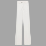 High-waist wide-leg trousers