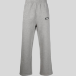 Wide Leg Gray Track Pants