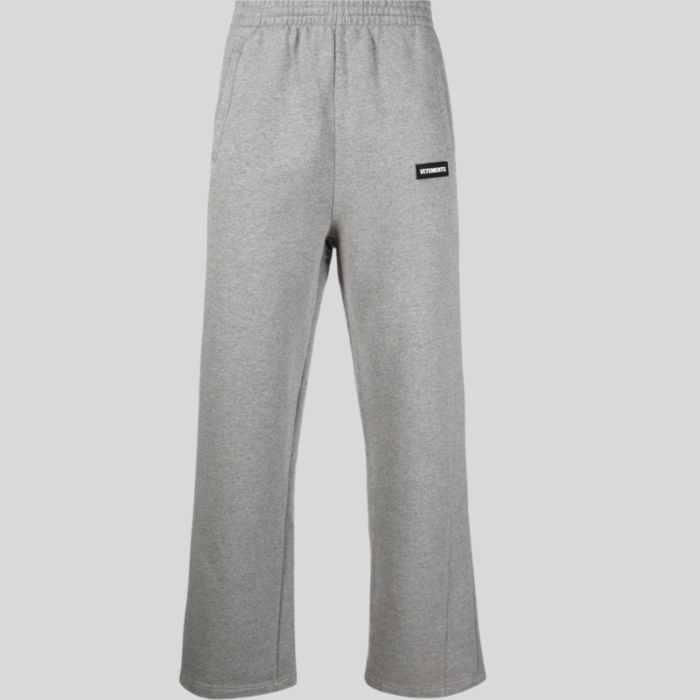 Wide Leg Gray Track Pants