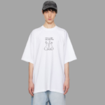 VETEMENTS Black Kissing Bunnies T-Shirt