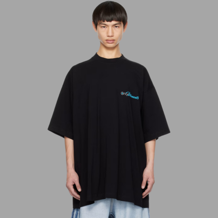 VETEMENTS Black Printed T-Shirt