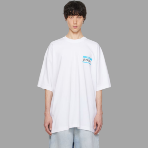 VETEMENTS White 'My Name Is Vetements' T-Shirt