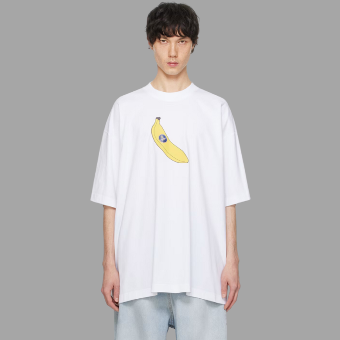 VETEMENTS White Banana T-Shirt