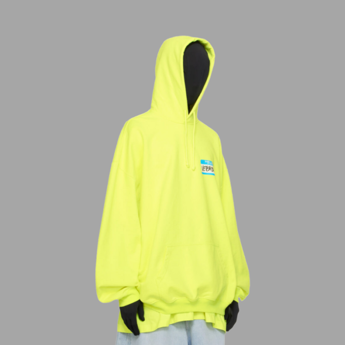 Yellow ‘My Name Is Vetements Hoodie