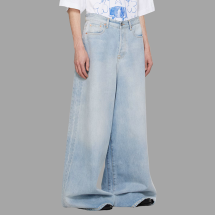 VETEMENTS Blue Destroyed Jeans