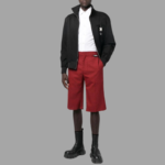 VETEMENTS houndstooth tailored shorts