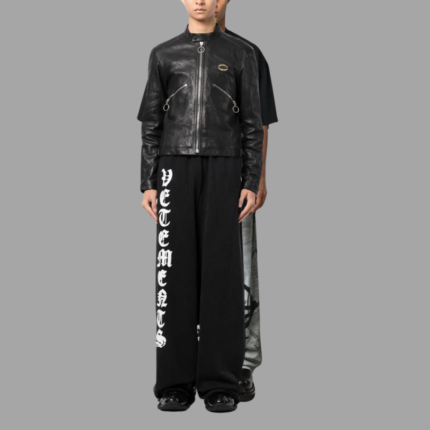 Logo-print cotton track pants