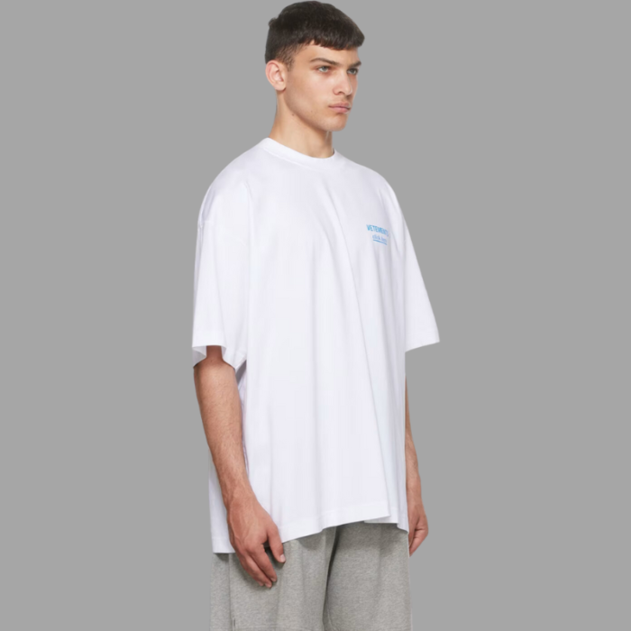 VETEMENTS White 'Click Here' T-Shirt