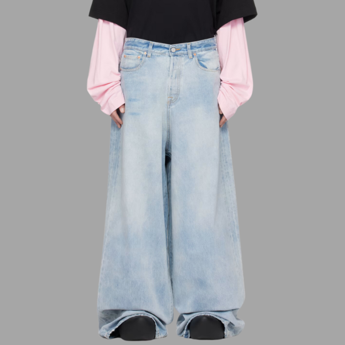 VETEMENTS Blue Baggy Jeans