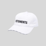 VETEMENTS White logo-embroidered cotton cap