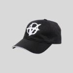 VETEMENTS Black logo-embroidered cotton cap