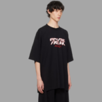 VETEMENTS Black ‘Anime Freak’ T-Shirt