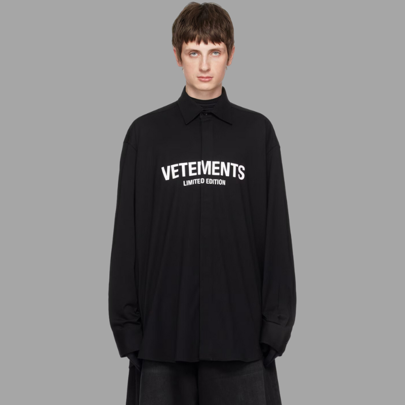 VETEMENTS Black ‘Limited Edition’ Shirt