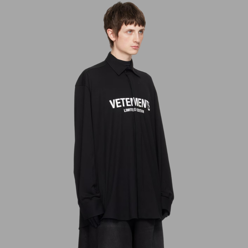 VETEMENTS Black ‘Limited Edition’ Shirt