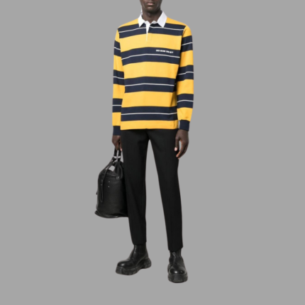 VETEMENTS Long-Sleeve Cotton Polo-Shirt