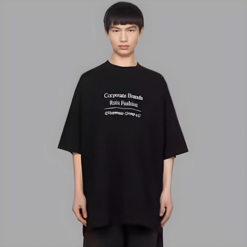 VETEMENTS Black ‘Corporate Brands Ruin Fashion’ T-Shirt